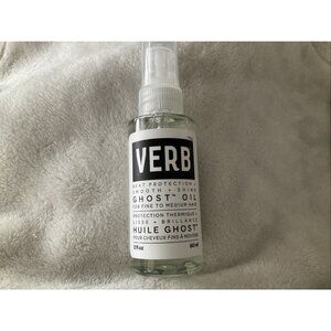 Verb Ghost Oil 2 Oz 60 mL Full Size Shine Smooth Frizz Weightless Hair Oil